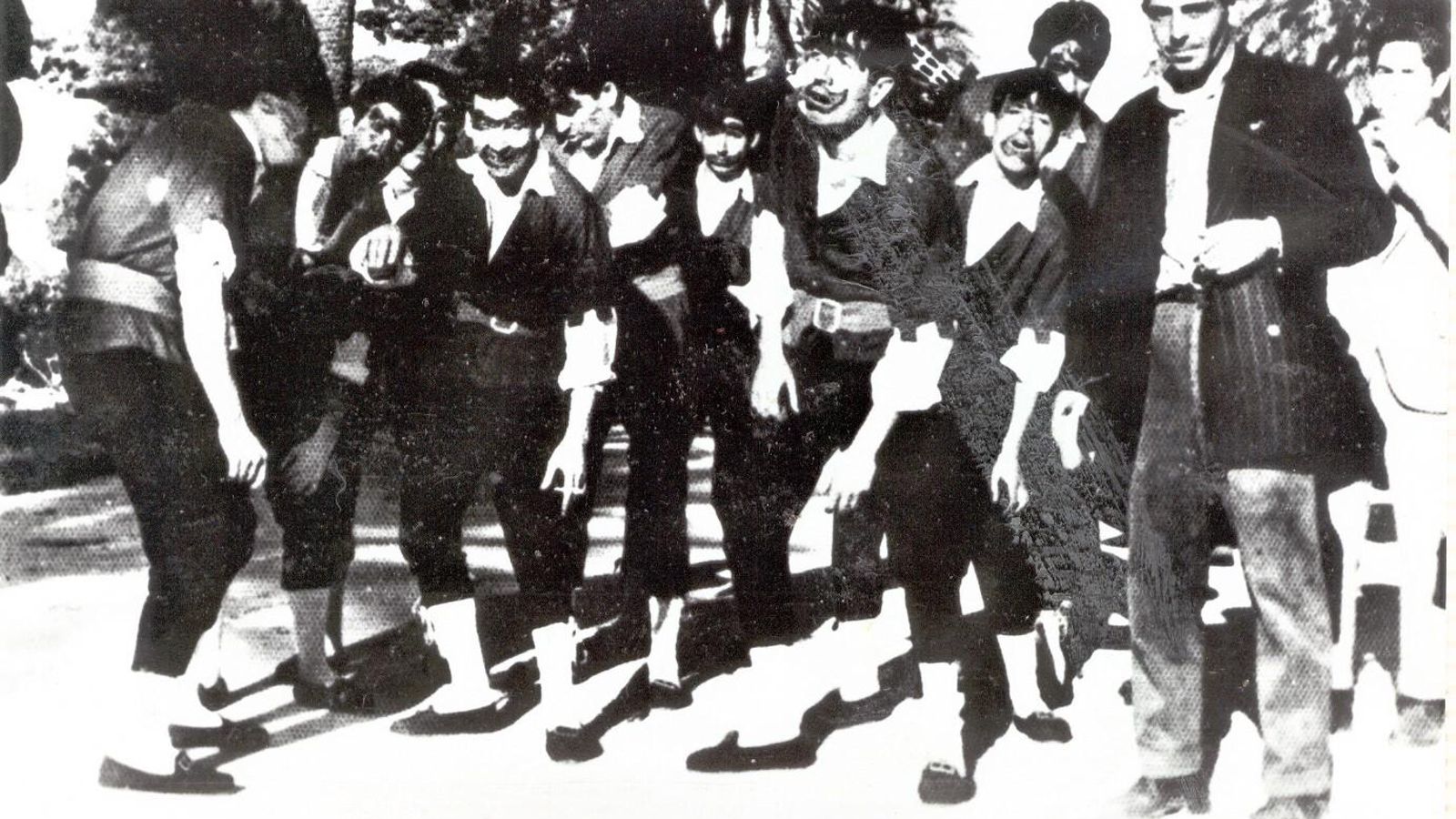 La comparsa de El Puerto 'Los cuasimodos', de 1961.