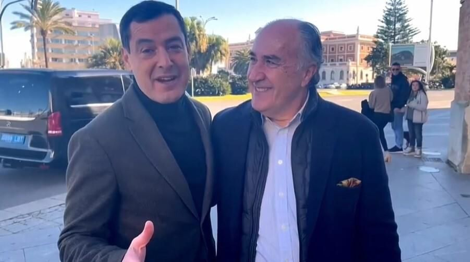 Juanma Moreno y José Ignacio Landaluce.