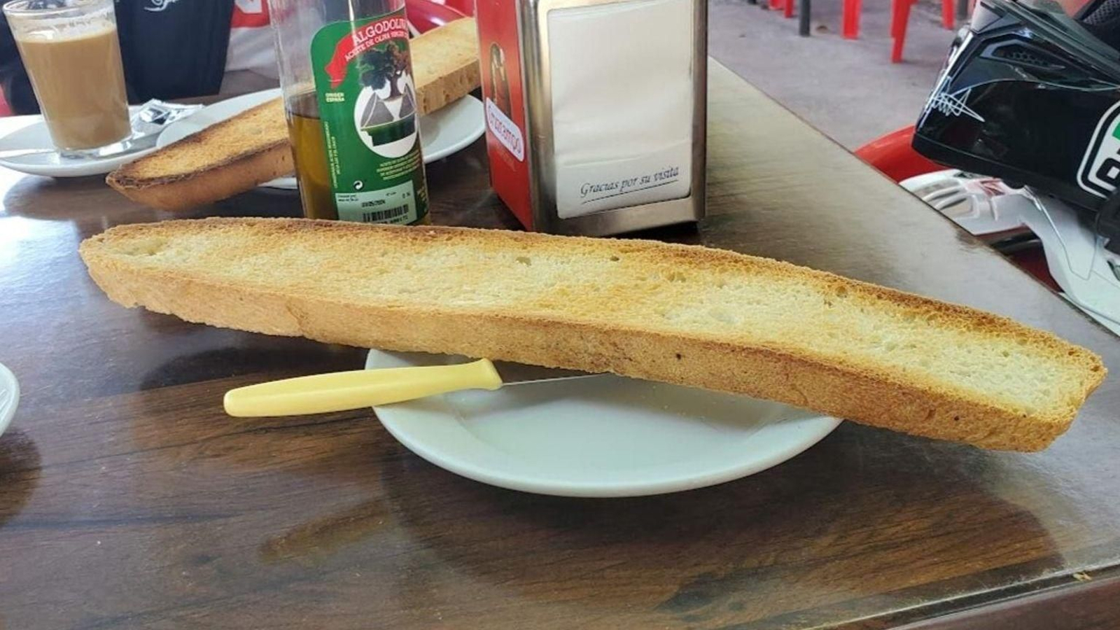 Tostada gigante en La Venta Salas