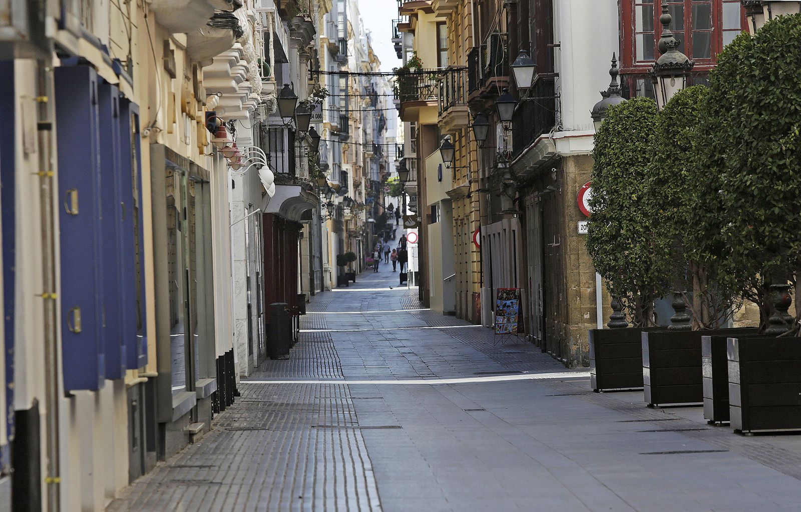 Imágenes del estado de alarma en cadiz - día 2