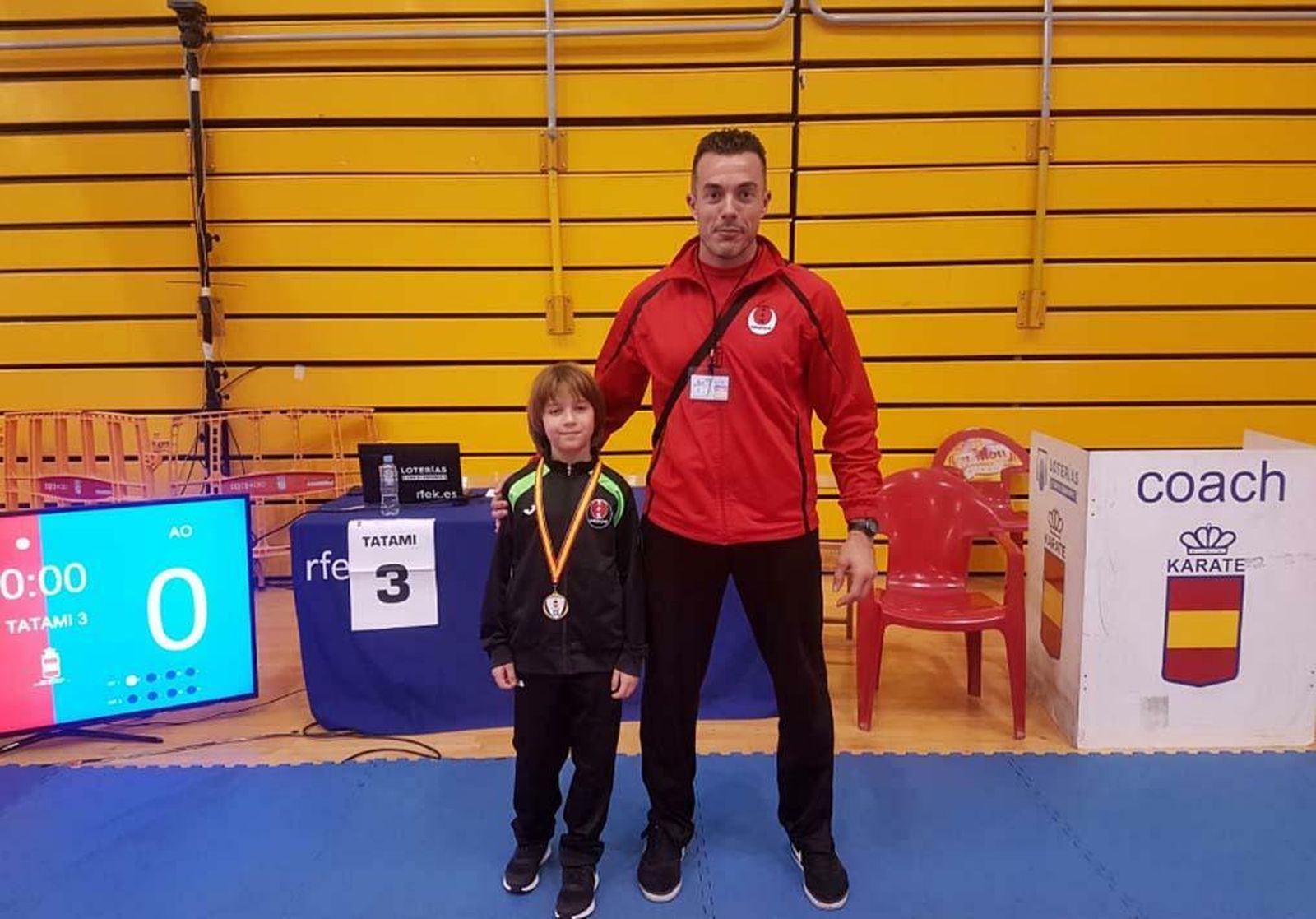 Manuel Campos, junto a Sergio Pérez.