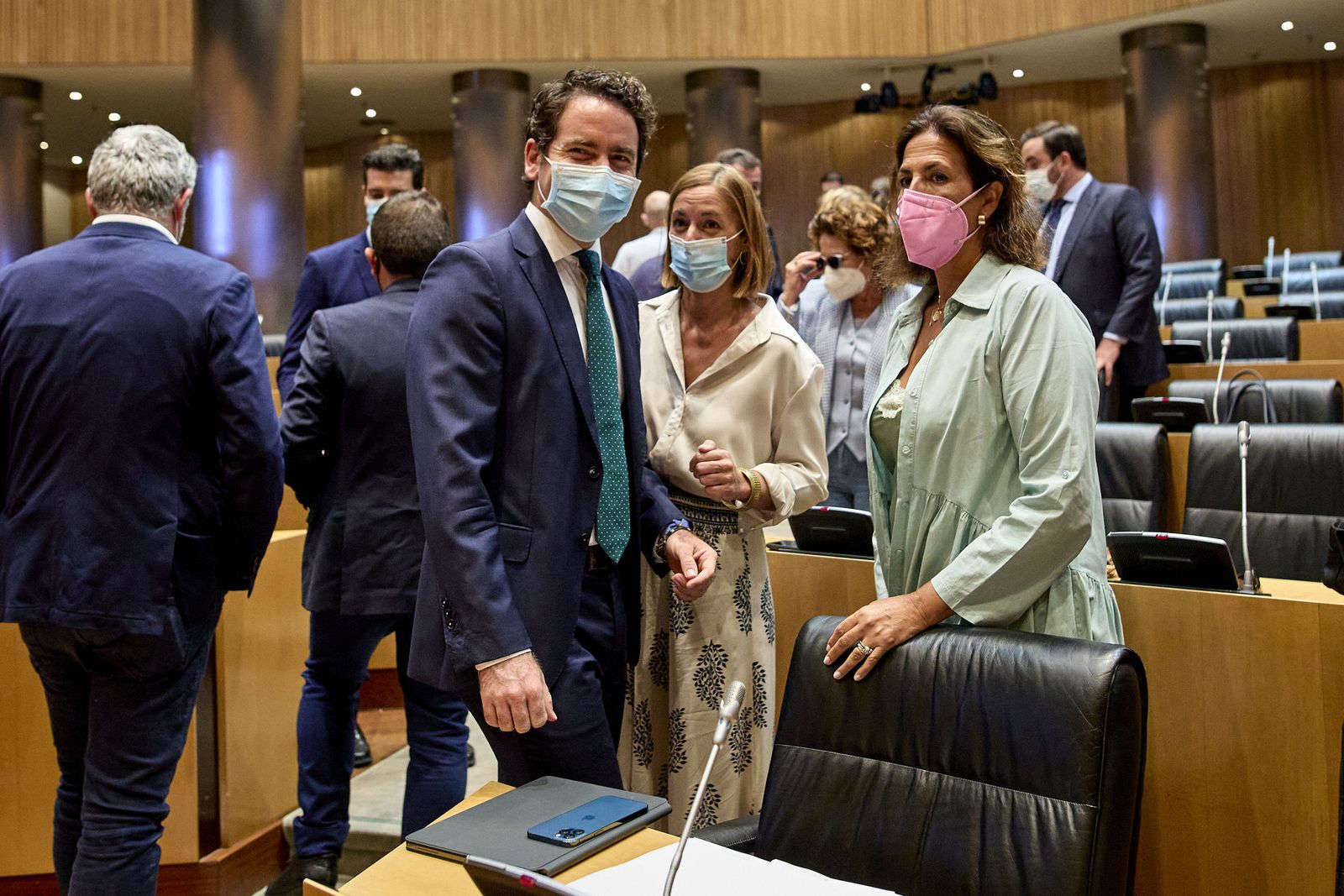 El secretario general del PP, Teodoro García Egea, en la Comisión de Transición Ecológica del Congreso este lunes.