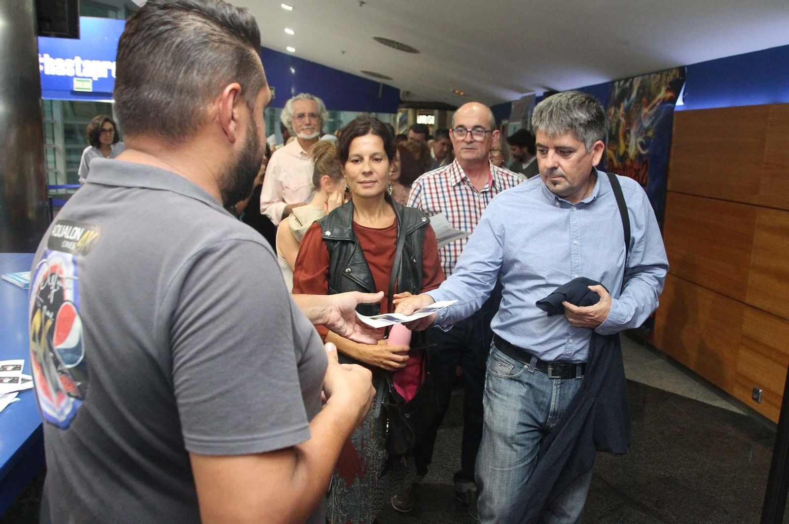 Imágenes de la proyección de la película Bernarda en CineBox Aqualon