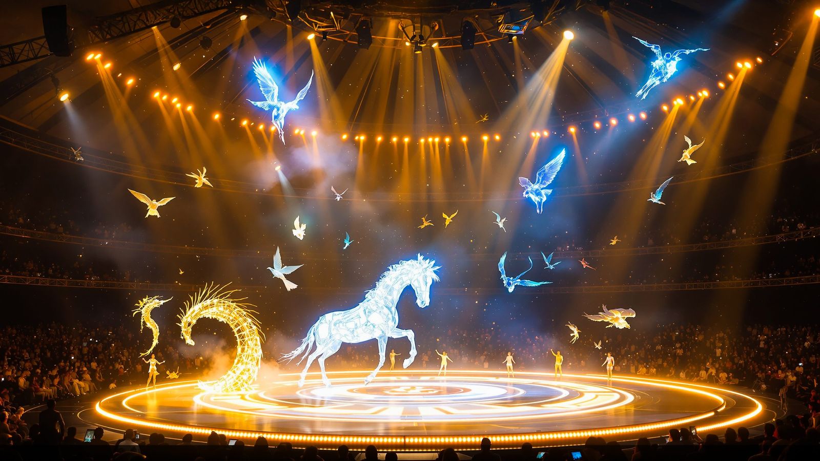 El espectáculo del Circo de la Luz.