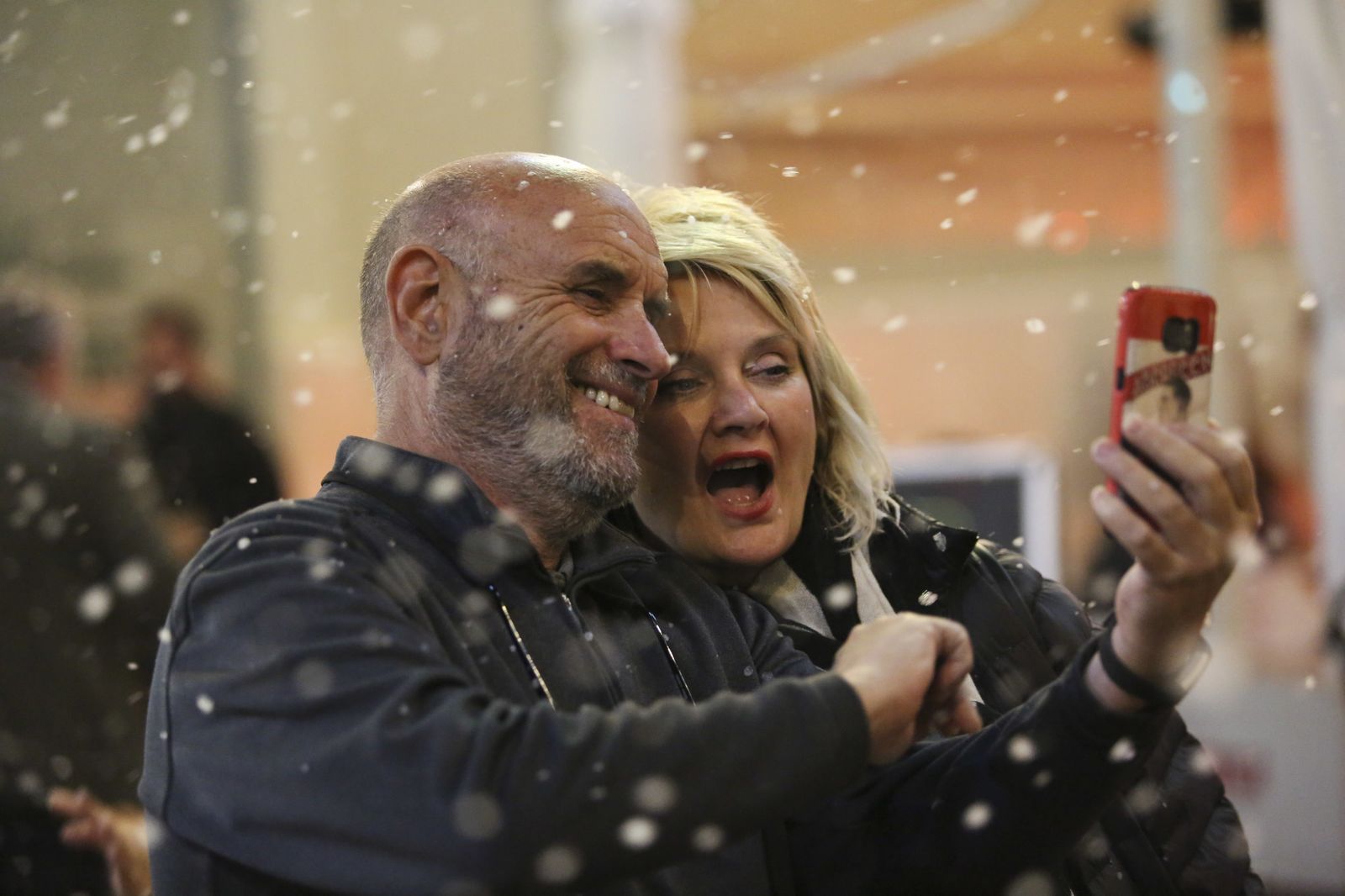 Blanca Navidad en la Plaza de las Flores