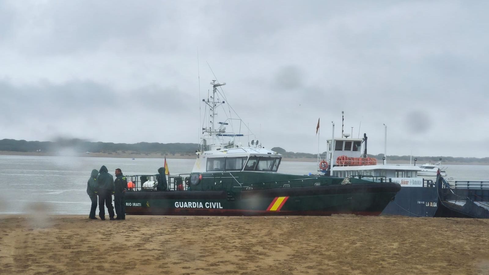 La patrullera en Bajo de Guía.