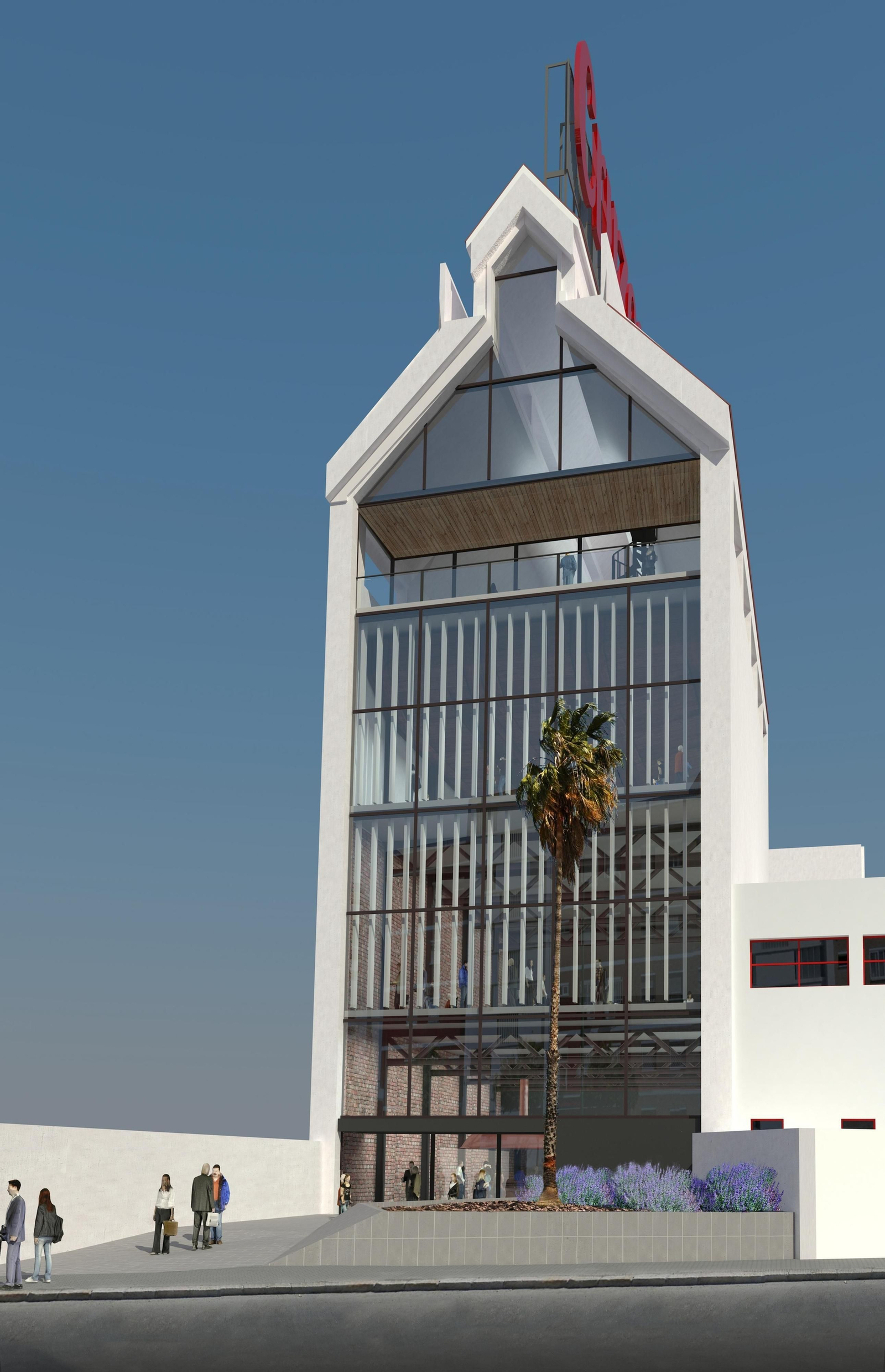 Recreación del histórico inmueble tras la rehabilitación.