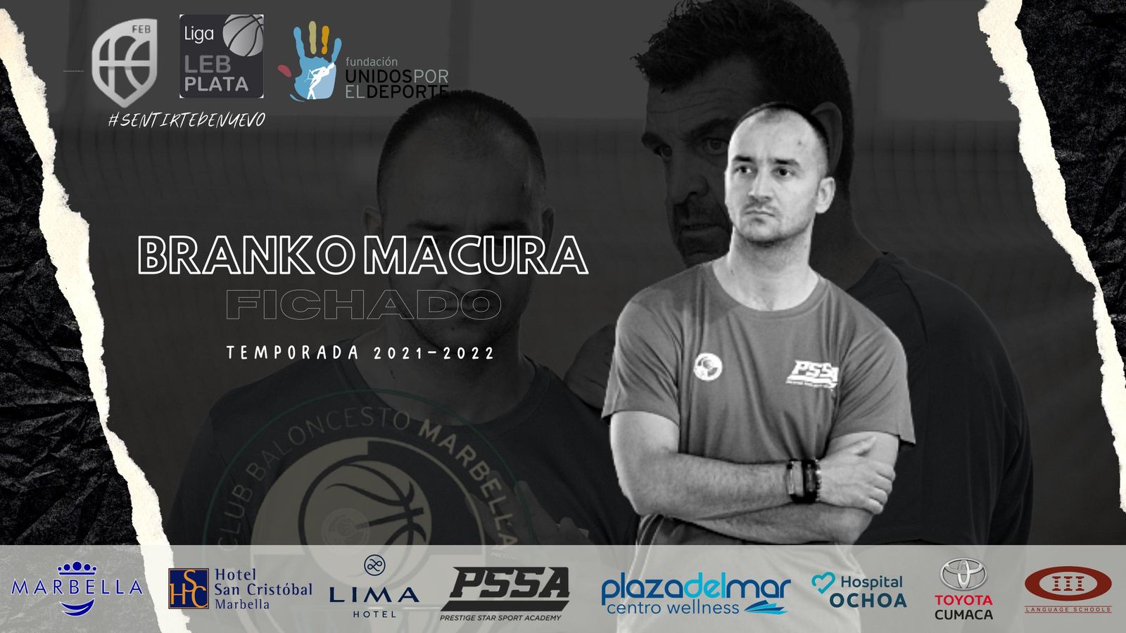 Branko Macura, nuevo miembro del cuerpo técnico de Rafa Piña.