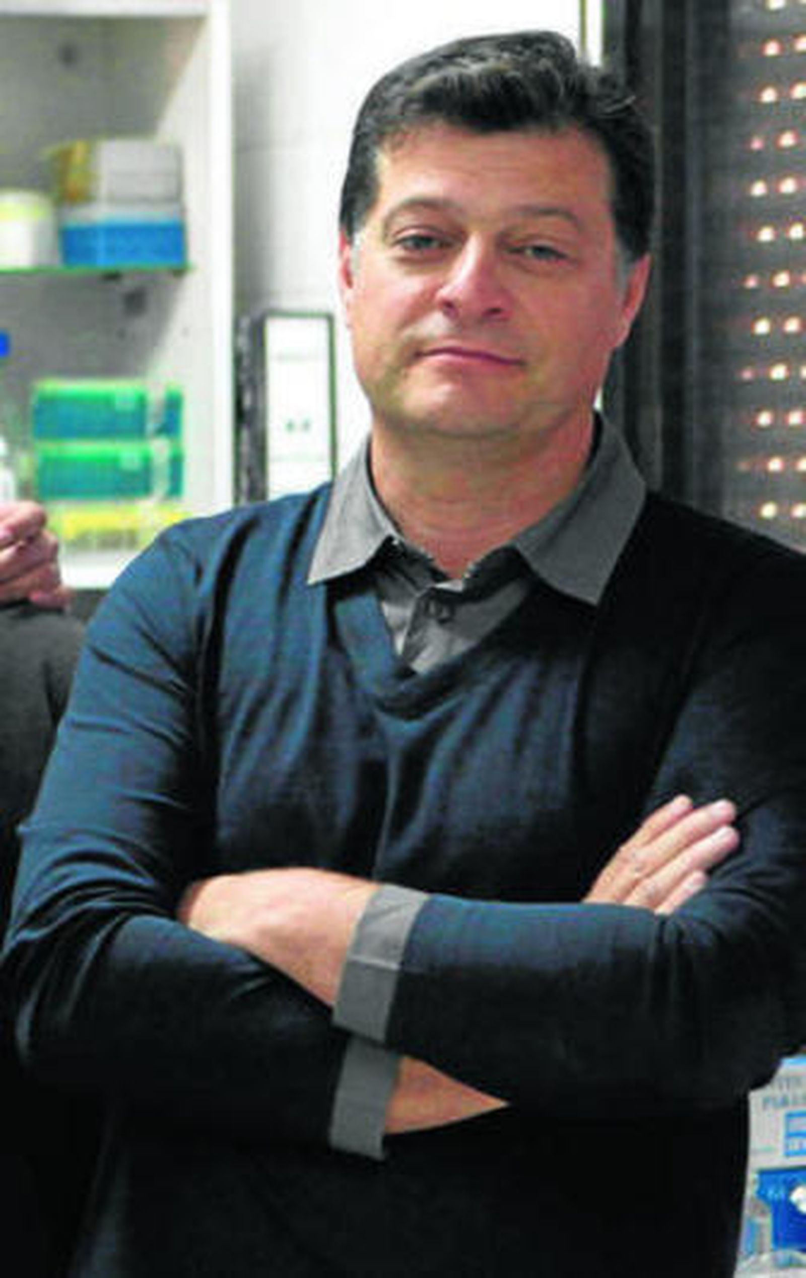 Bernardo Moreno López, en la Facultad de Medicina de la UCA.