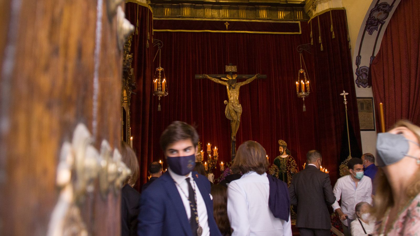Viernes Santo en pandemia: La Carretería, en imágenes