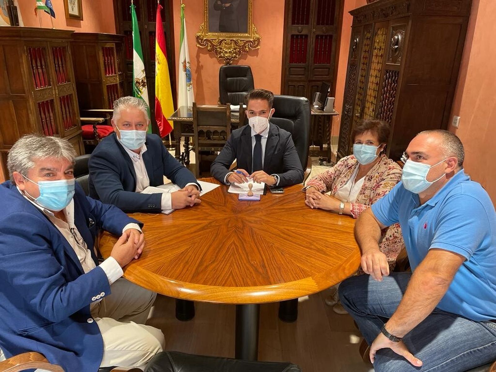 Visita del diputado de Obras a Huéscar.