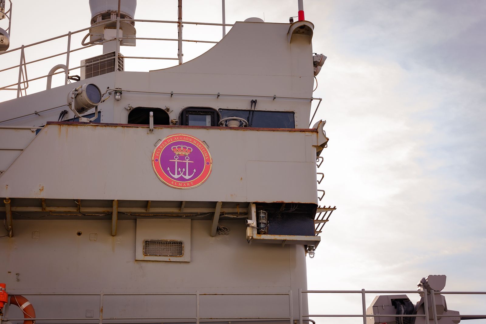 Imágenes del patrullero Centinela en el Muelle de Levante