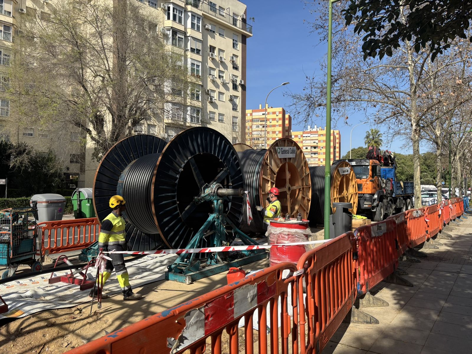 Trabajadores de la filial de redes e-distribución de Endesa