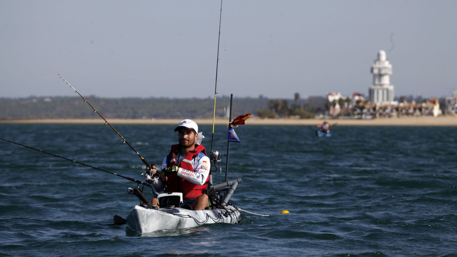 El deportista ganador, Miguel Ángel Godoy, en un momento de la competición