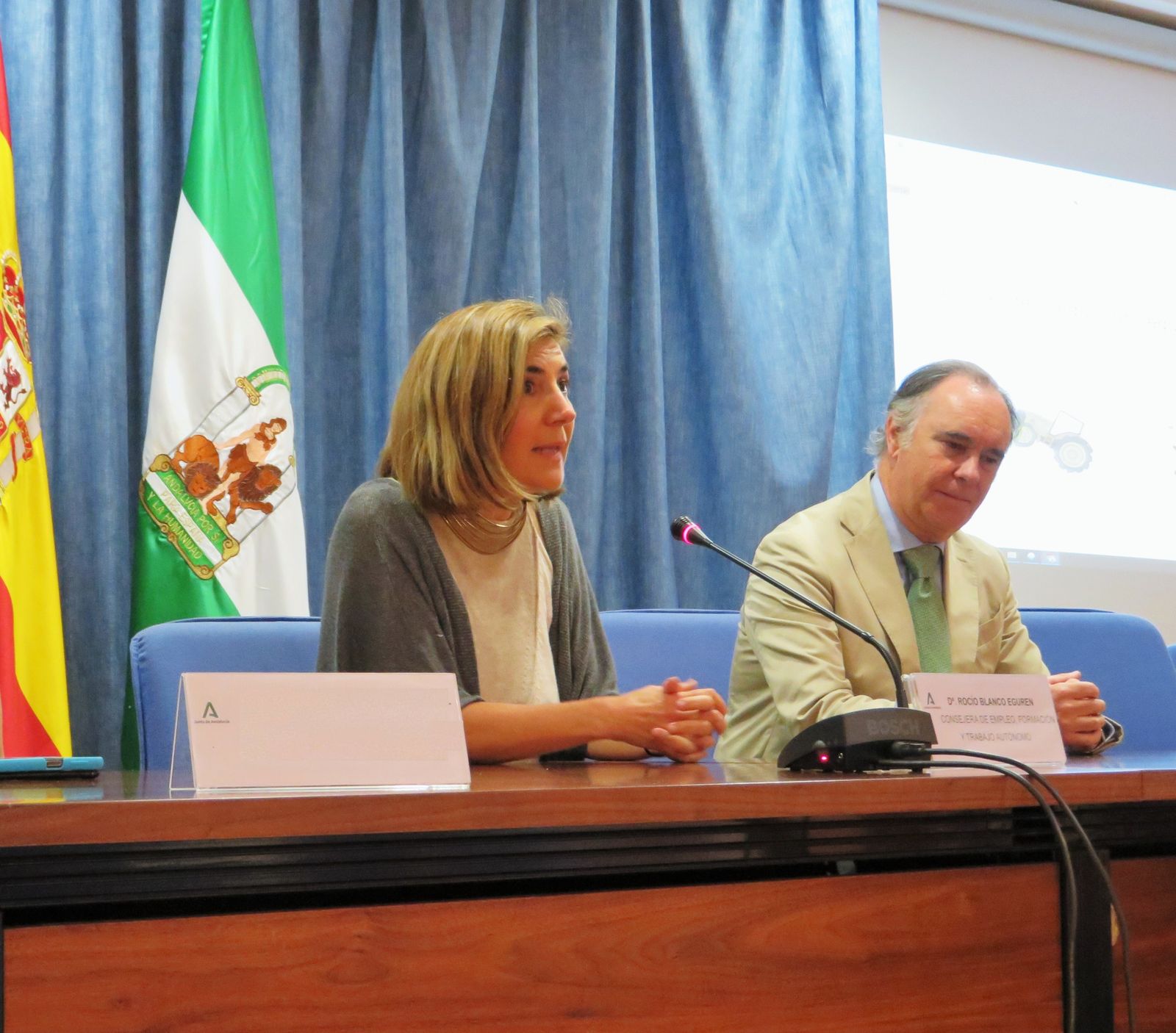 Rocío Blanco y Antonio Augustín.