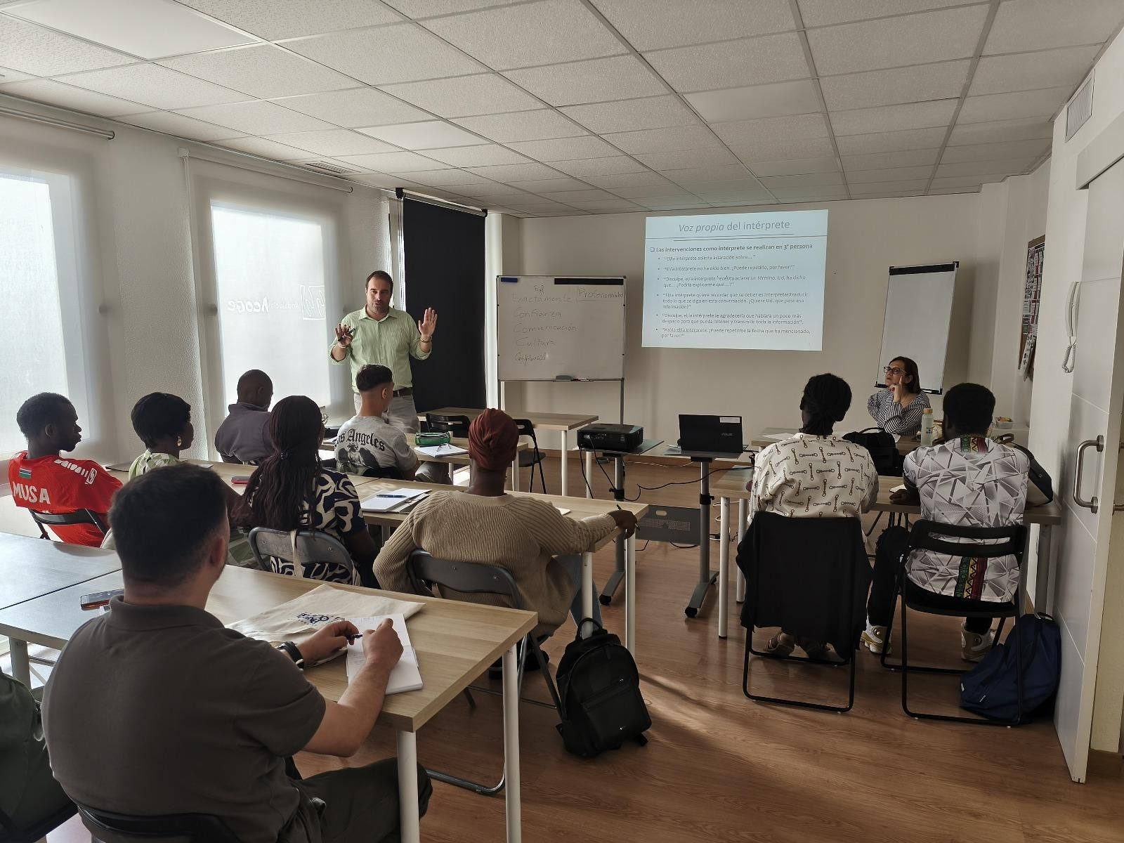 Un momento de la formación pionera en Andalucía que acogió Ceain, en Jerez
