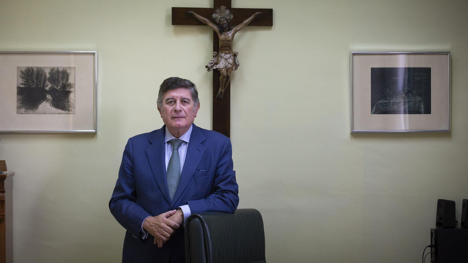 El presidente del Colegio de Farmacéuticos de Sevilla, Manuel Pérez.