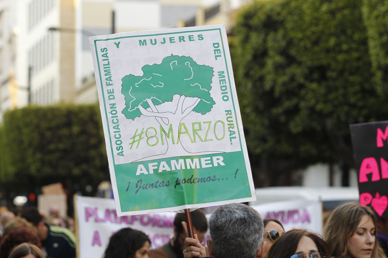 Fotogalería manifestación Día Internacional de la Mujer