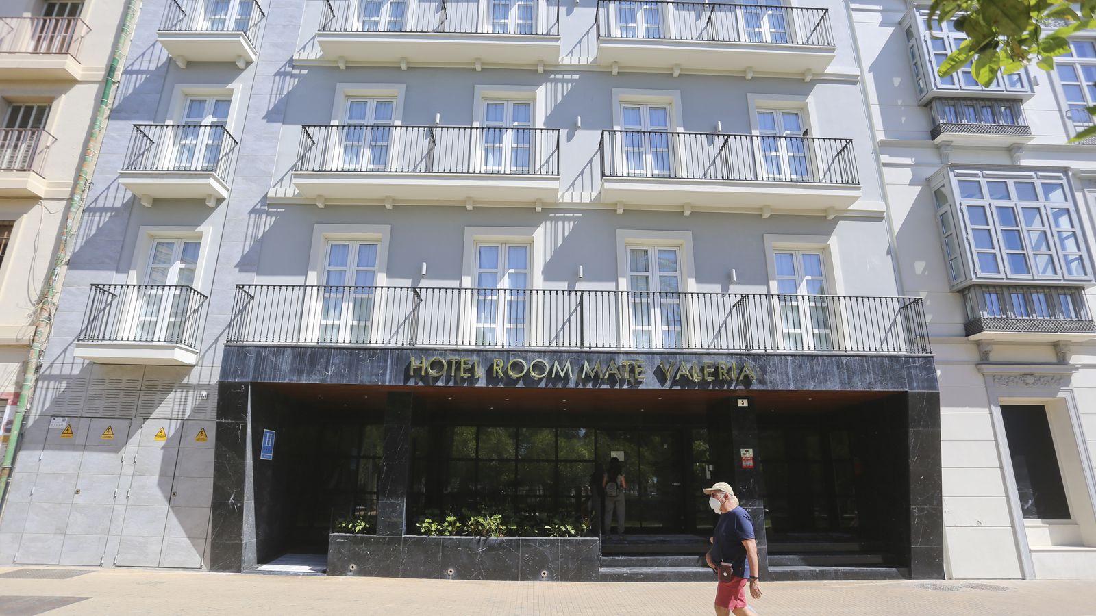 El hotel Room Mate Valeria cerrado.