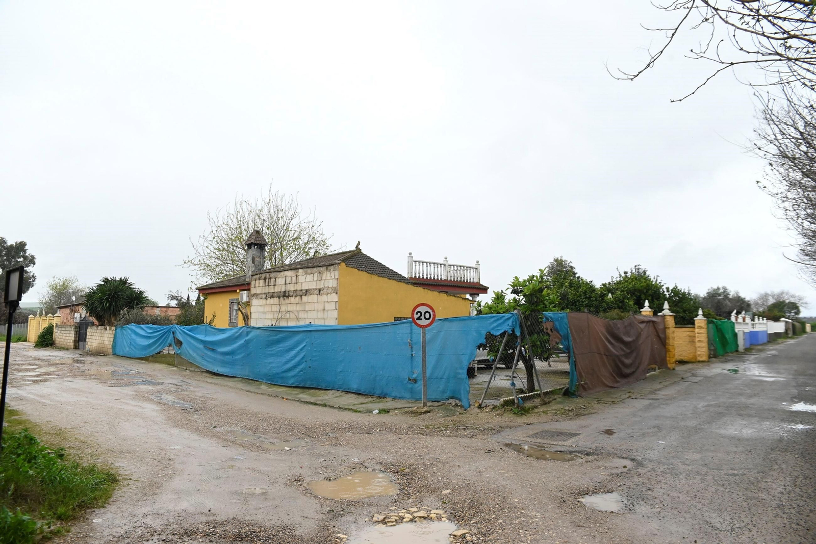 La parcelación de Guadalvalle tras el paso del temporal