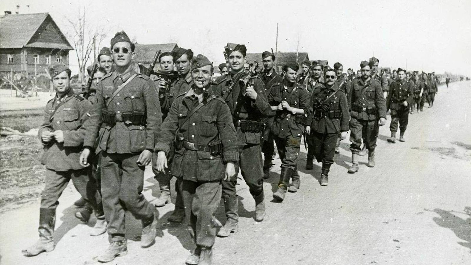 Miembros de la División Azul.