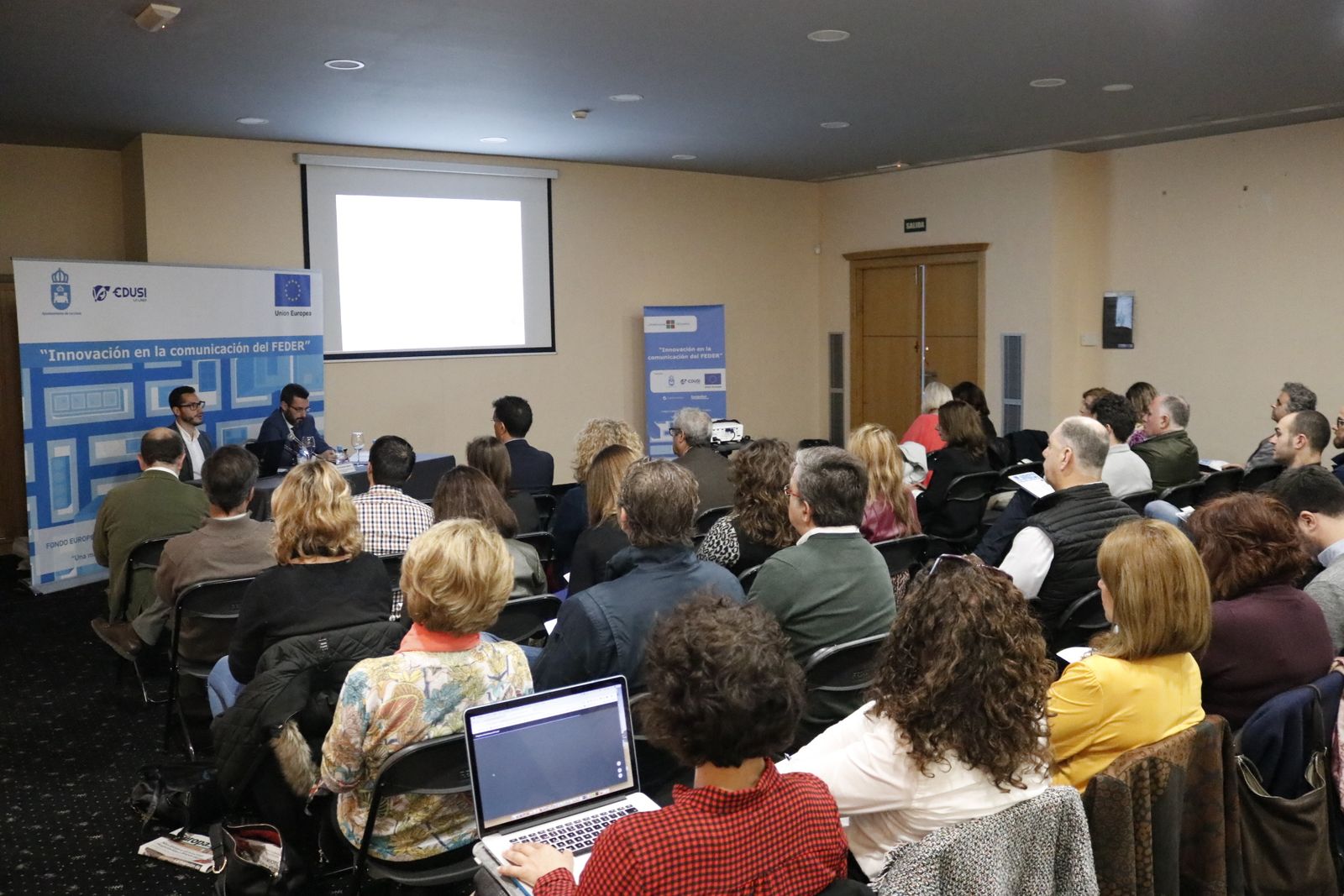 Imágenes de la jornada sobre Innovación en la Comunicación del FEDER en La Línea