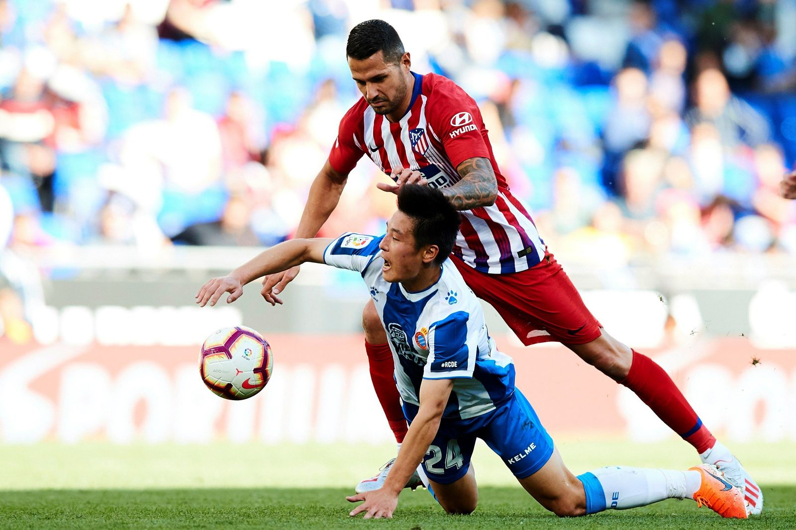 El Espanyol-Atlético, en imágenes