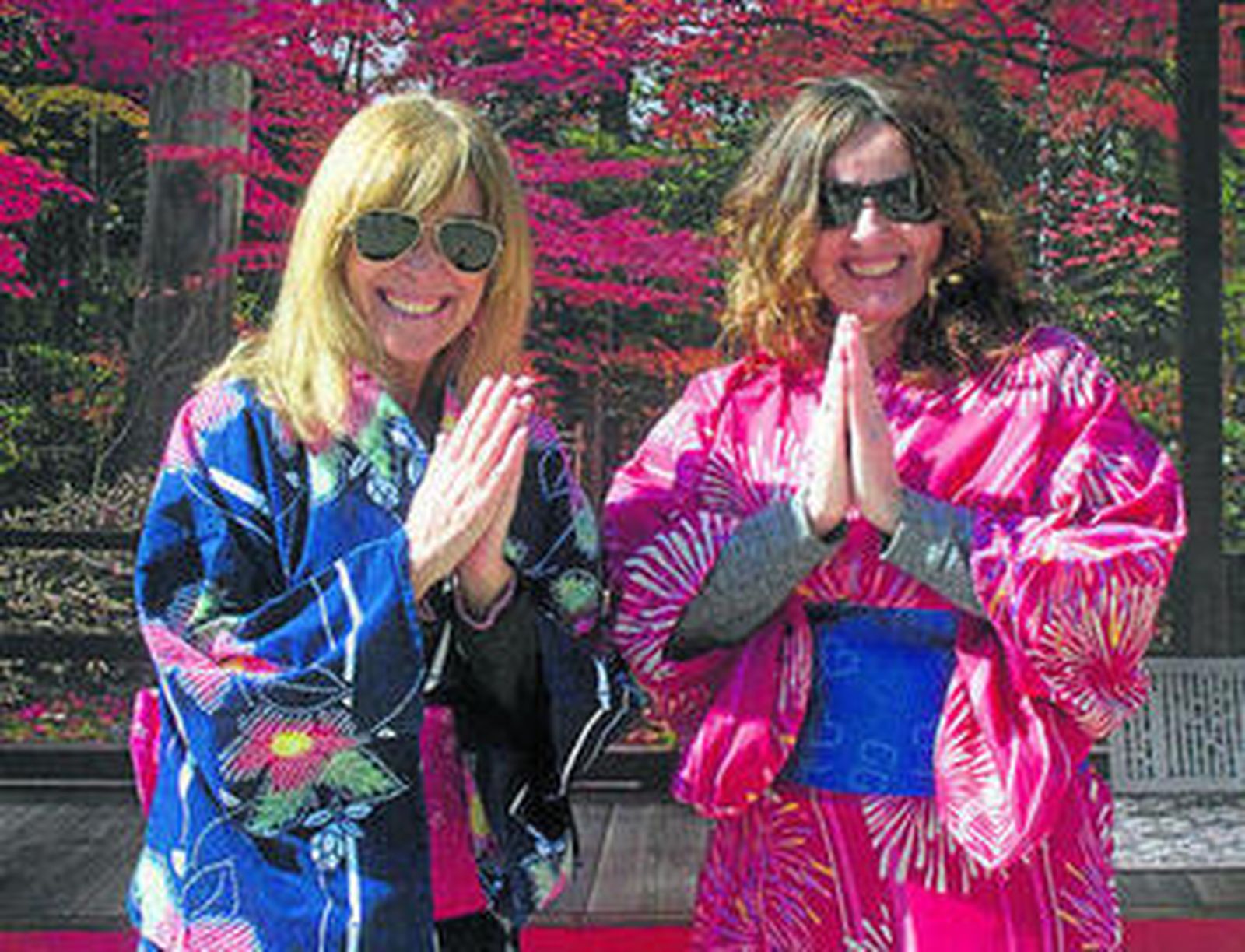 Durante la celebración, los asistentes pudieron vestirse con un tradicional kimono.