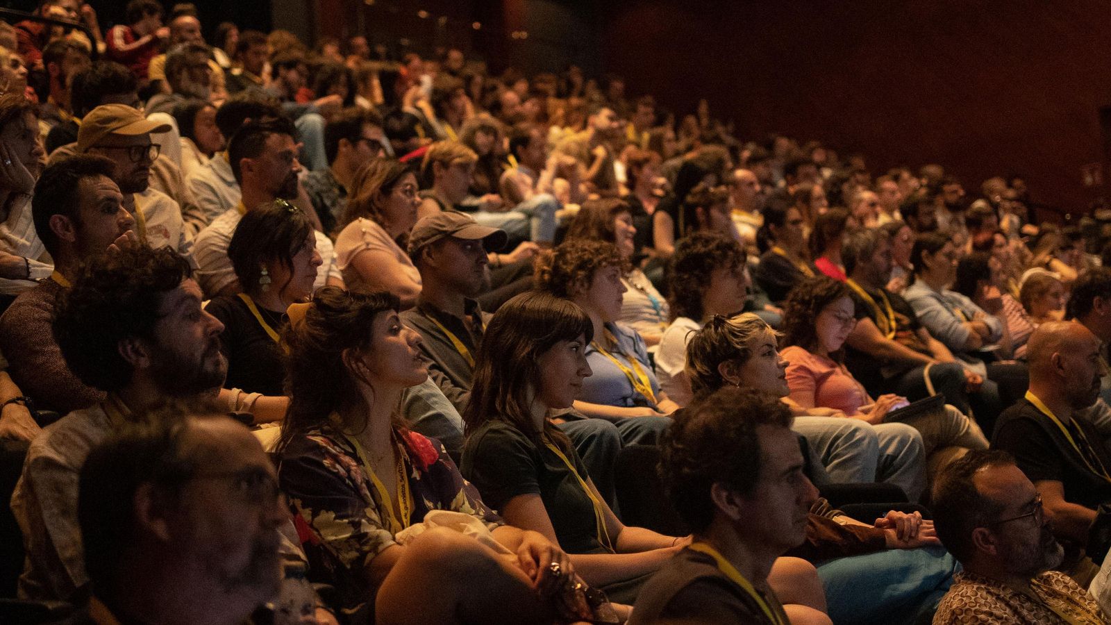 Los profesionales reunidos en el Encuentro de Guionistas.