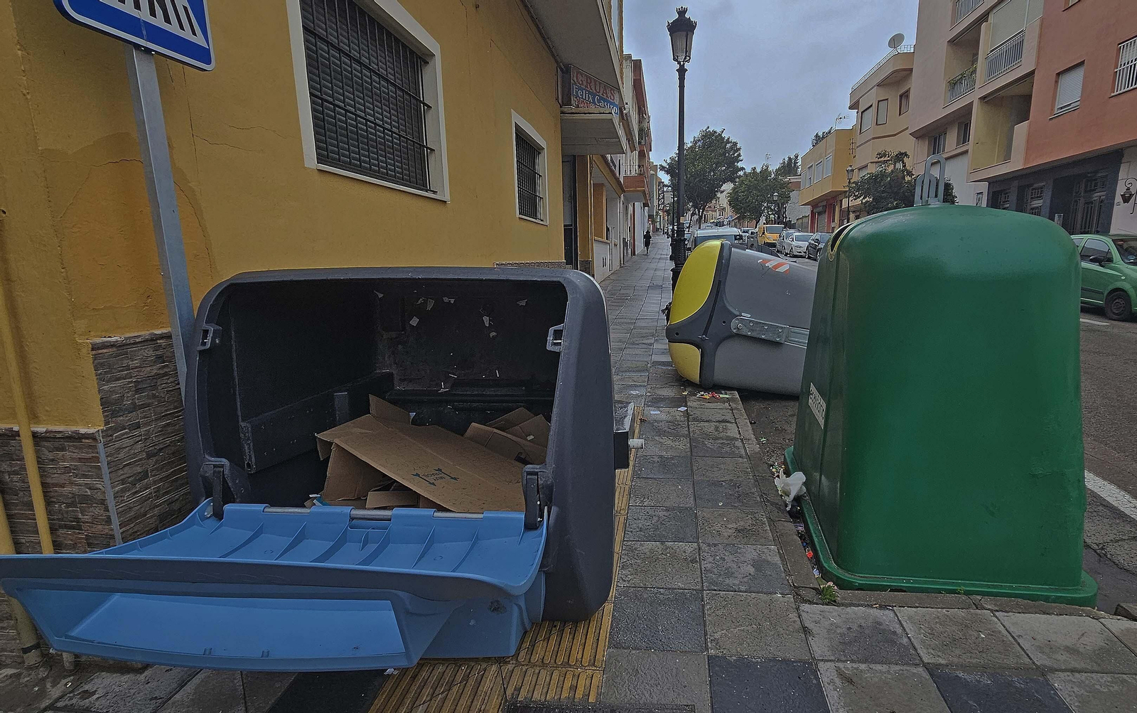Fotos de los daños del temporal Karlotta en Algeciras