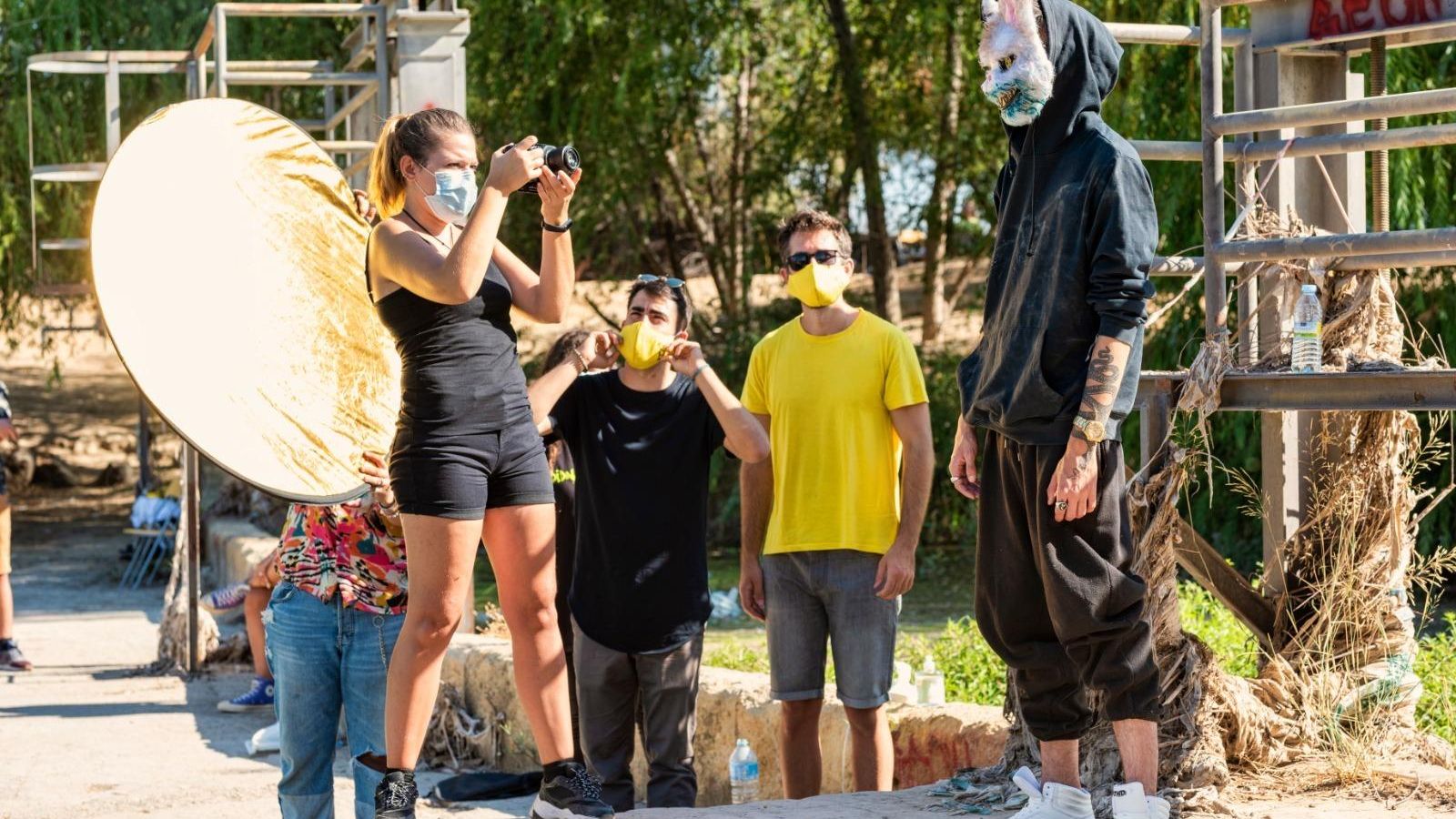 Imagen del rodaje de 'Por las malas'.