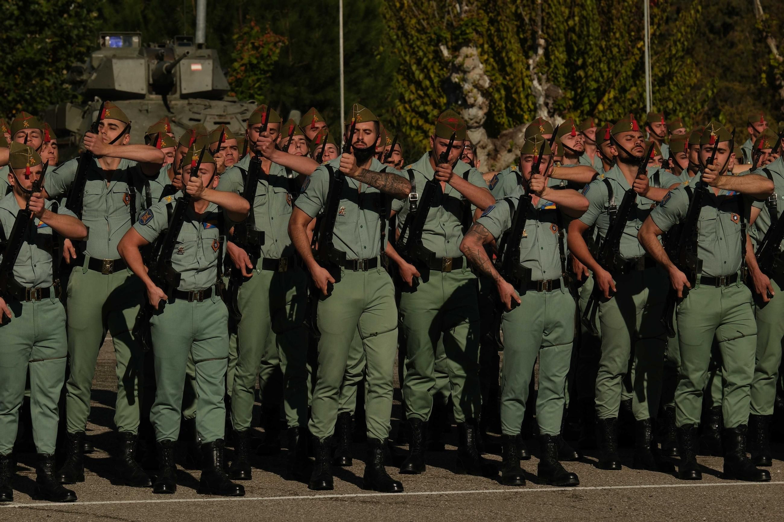 Celebración de la patrono de la Legión, en imágenes