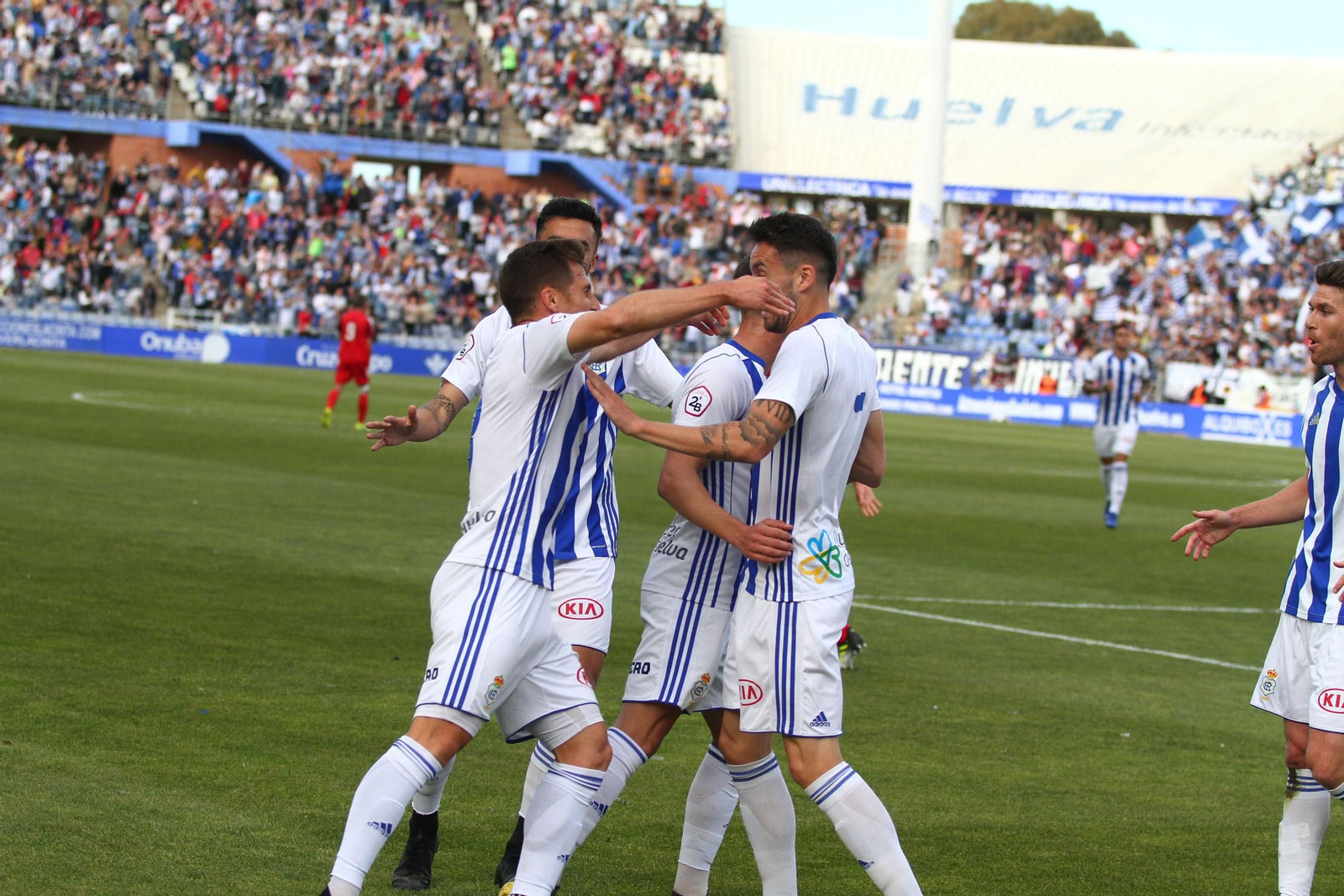 Imágenes del encuentro entre el Recreativo de Huelva y el San Fernando