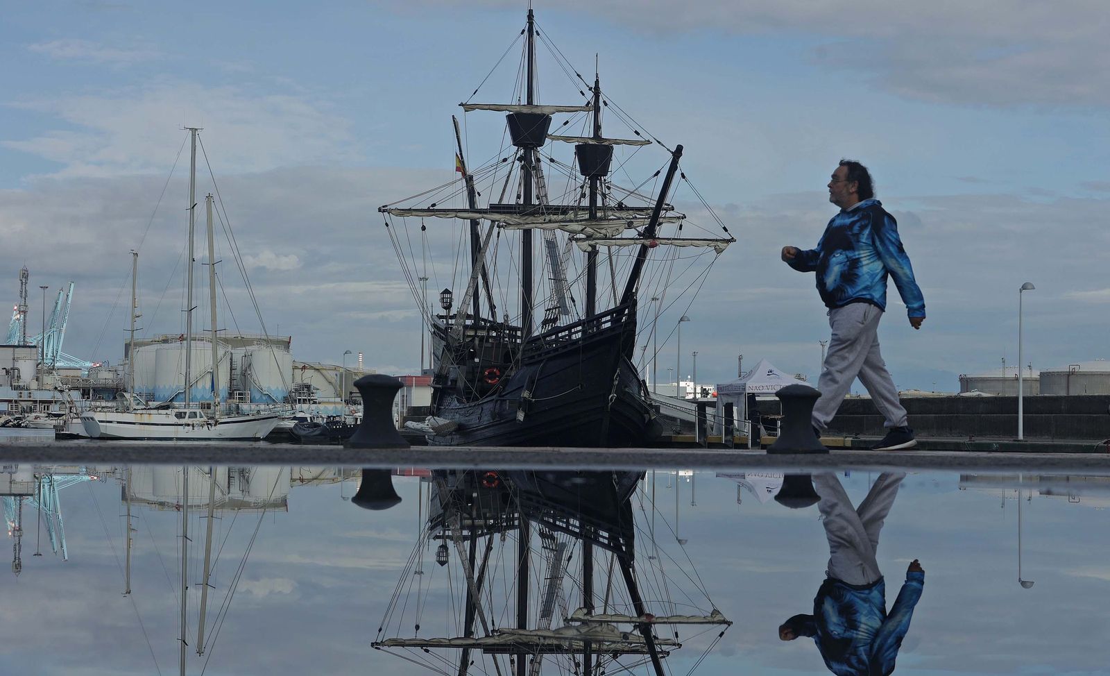 Fotos del navío Nao Victoria en Algeciras