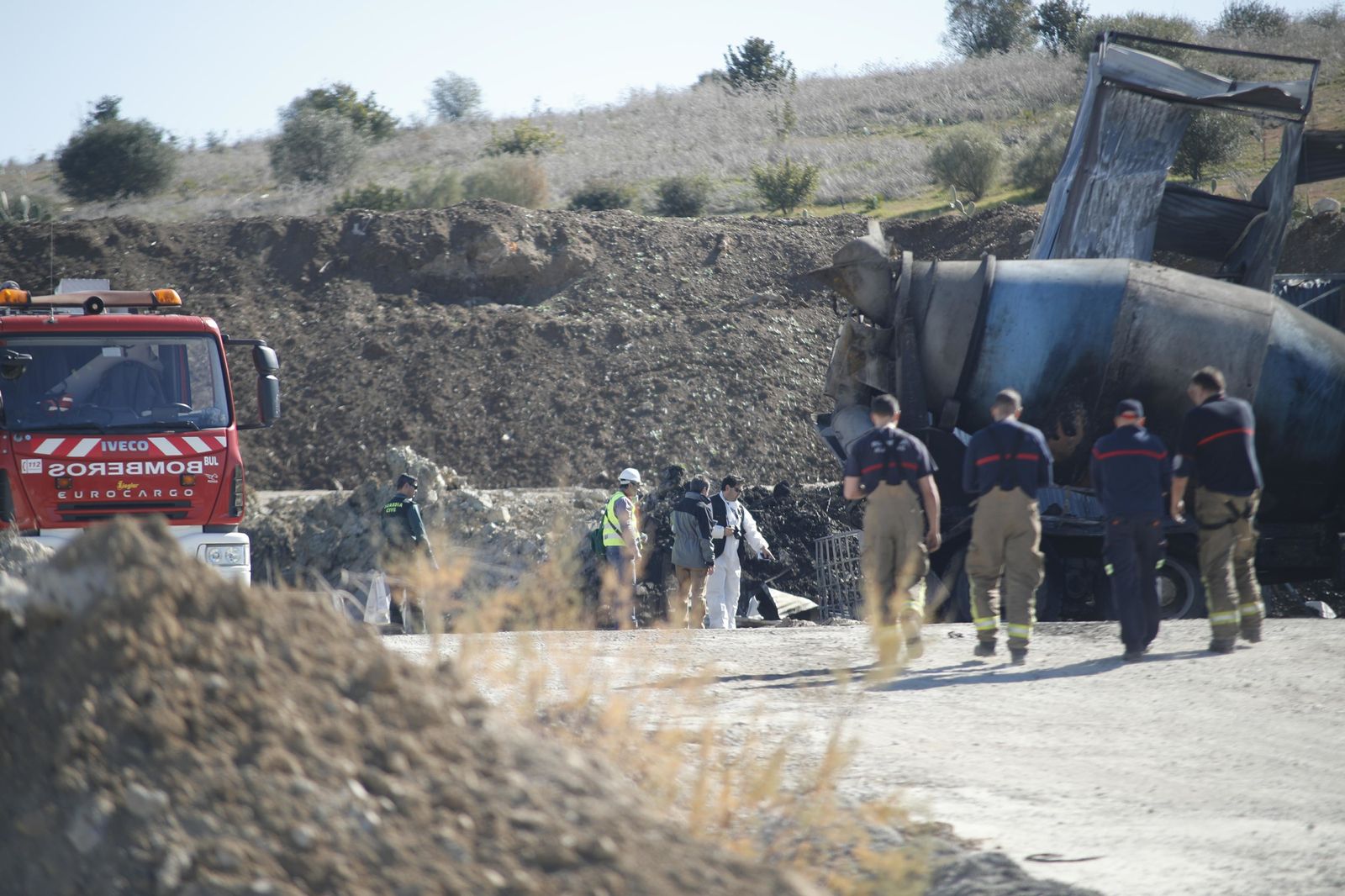 Imágenes de la explosión en Guillena