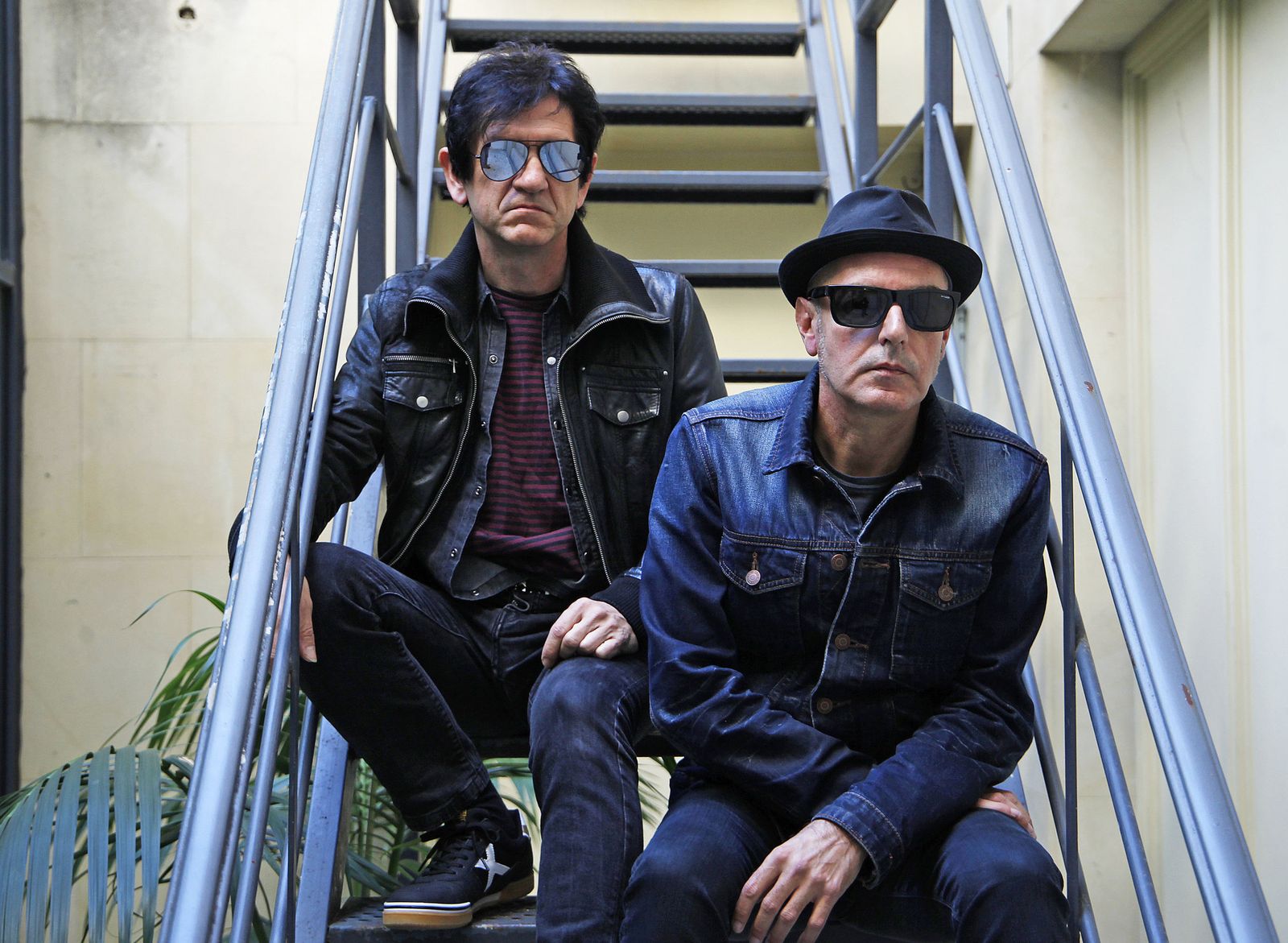 Juan Codorniú y Antonio Arias, guitarrista y bajista y cantante respectivamente de Lagartija Nick.