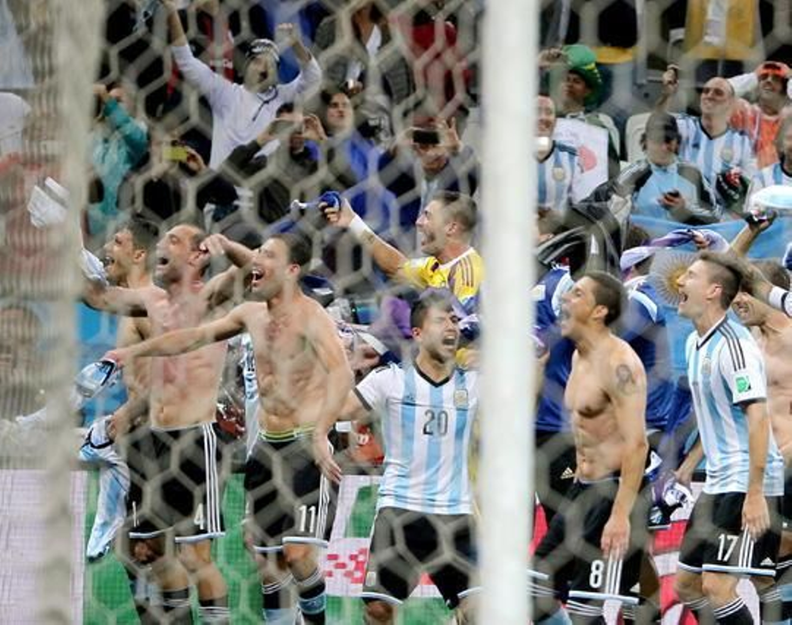 Las imágenes del Holanda-Argentina