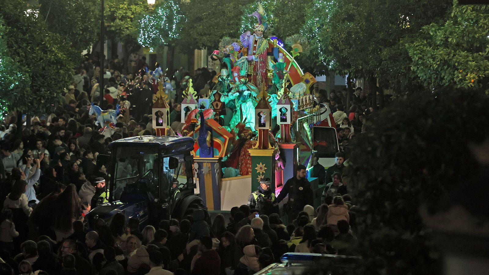 Imágenes de la cabalgata del Cartero Real de Jerez