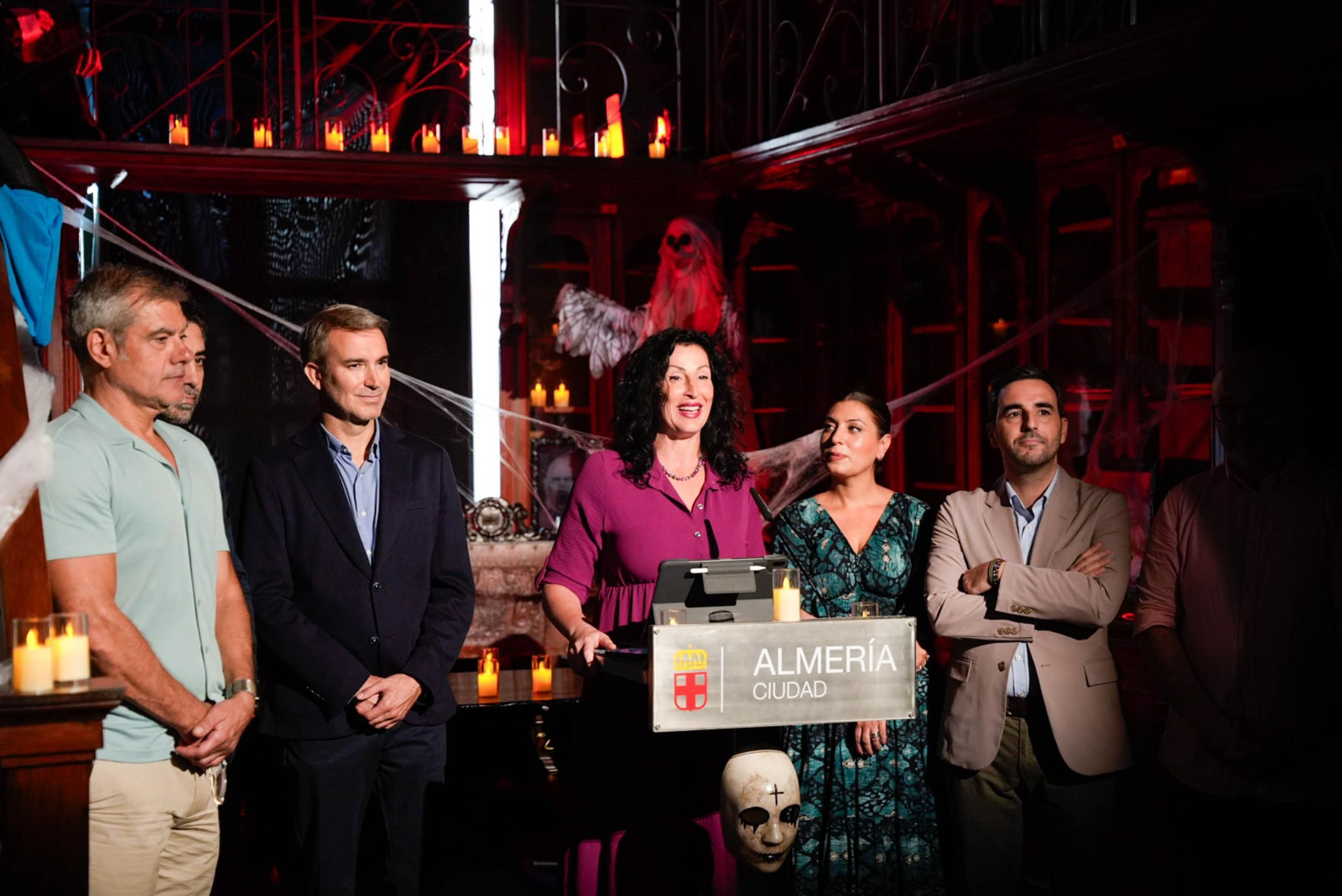 Presentación de la Noche en Negro de Almería, en imágenes