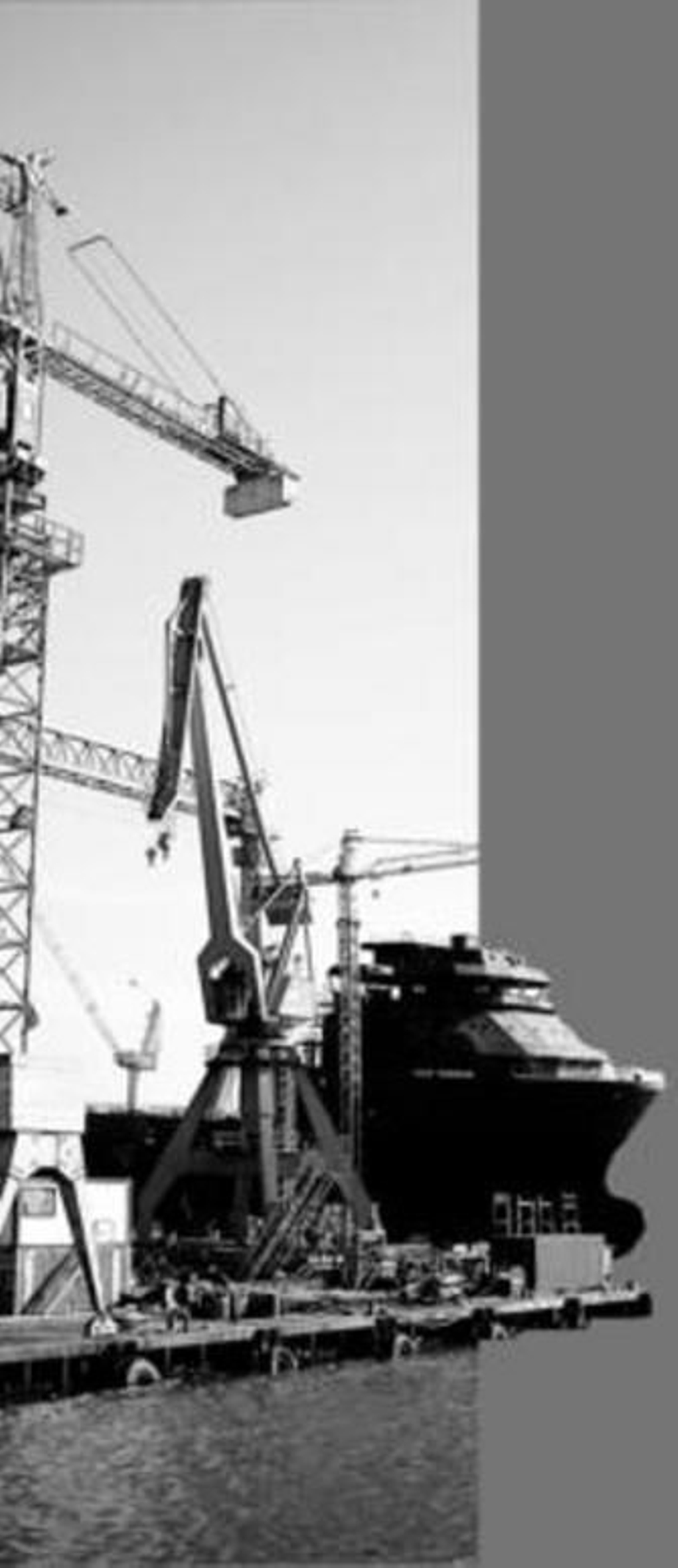 Vista parcial de las instalaciones de Astilleros de Huelva.