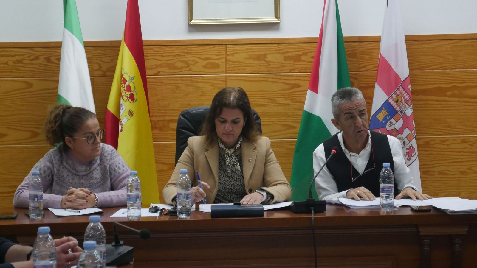 Momento de la última sesión plenaria en Benahadux.