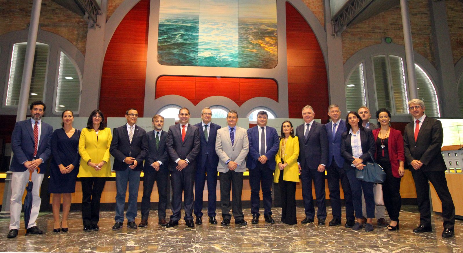 Imágenes de la toma de posesión del nuevo presidente del Puerto de Huelva, José Luis Ramos.