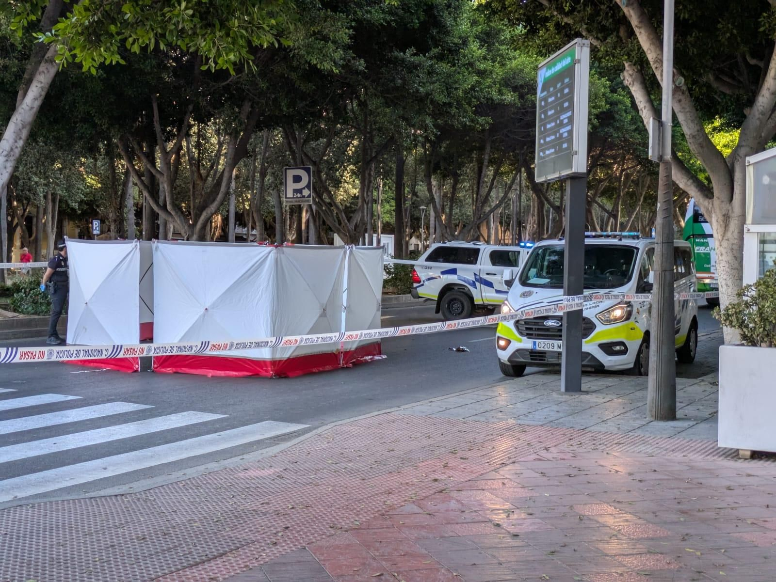 Las imágenes del atropello mortal de la Rambla de Almería