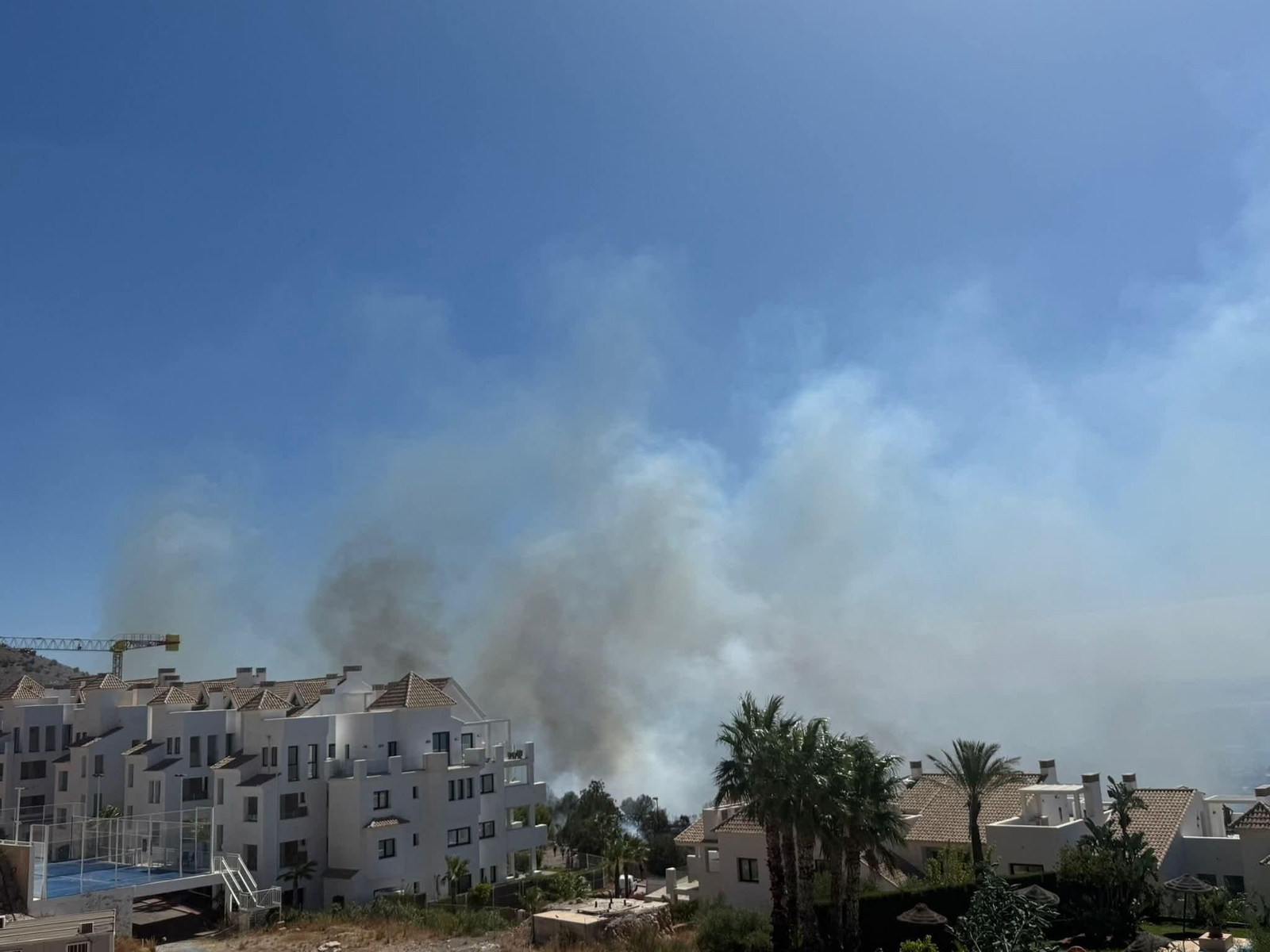 El indencio declarado en Benalmádena, en imágenes