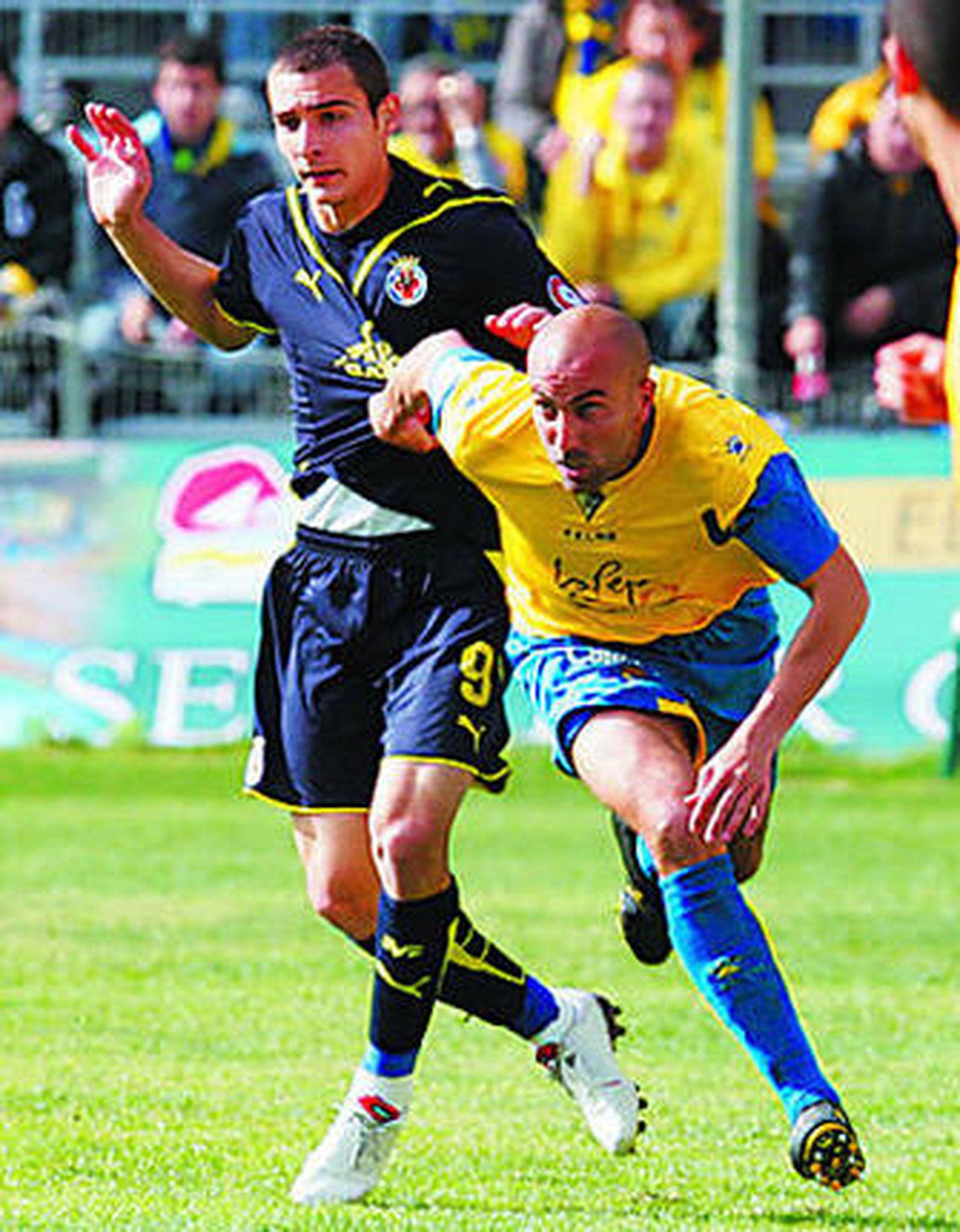 Raúl López, en acción.