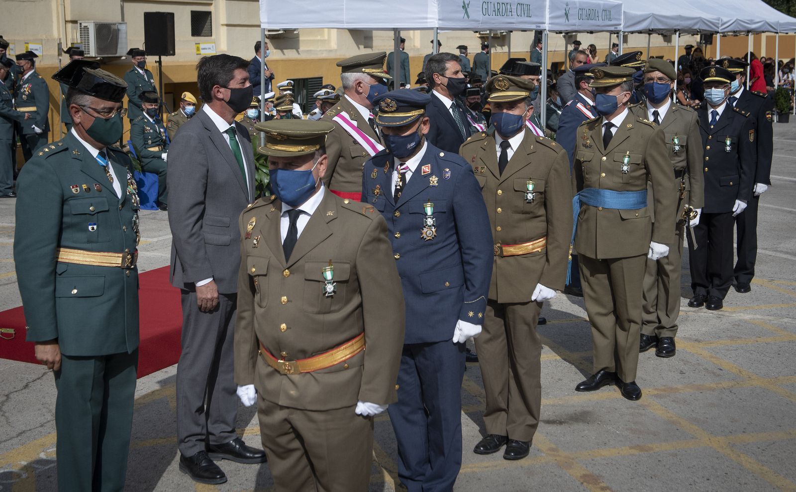 El acto del día del Pilar de la Guardia Civil, en imágenes
