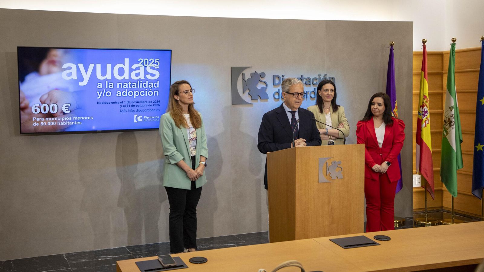 Sara Alguacil, Salvador Fuentes, Marta Siles e Irene Aguilera.