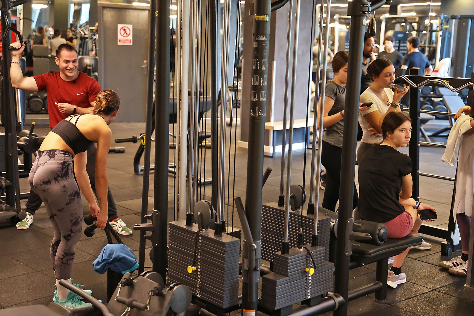 Ambiente en el O2 este 7 de enero.