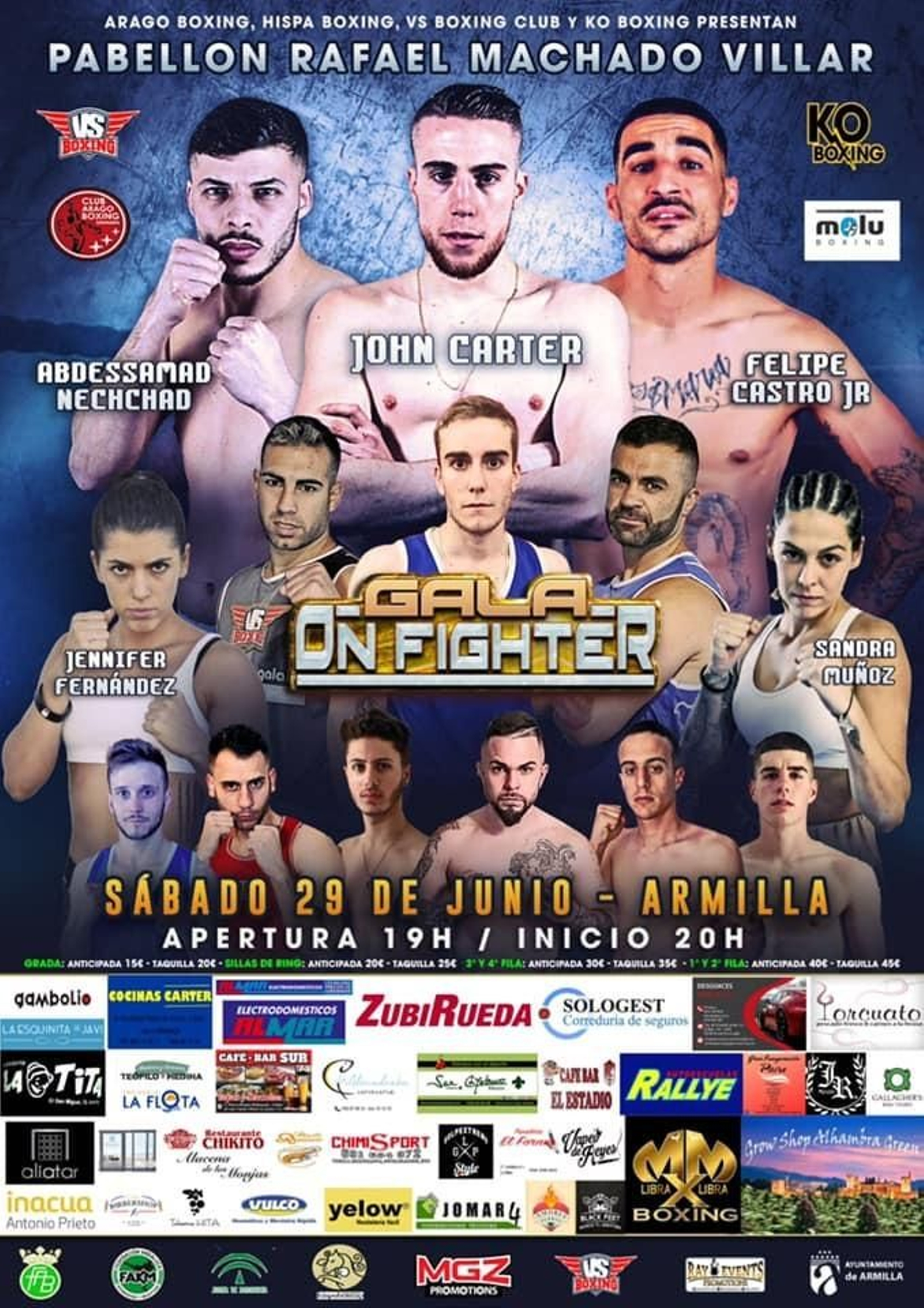Cartel de la Gala On Fighter