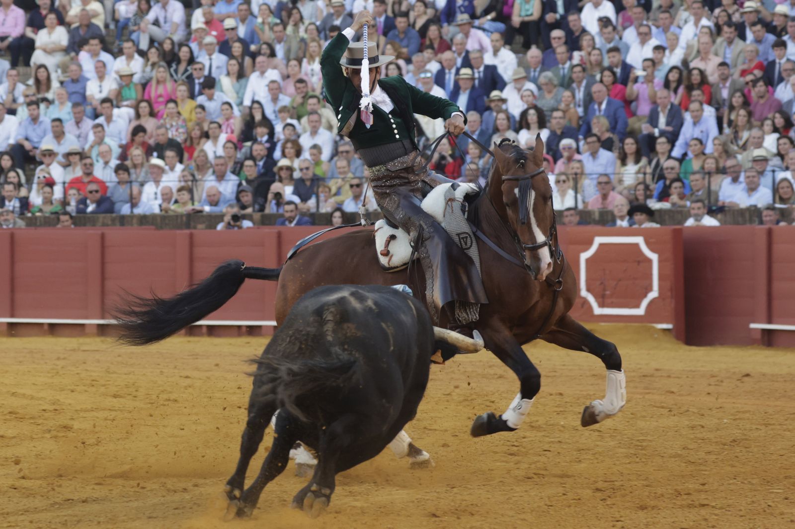 Imágenes de la corrida de rejones en la Maestranza de Sevilla